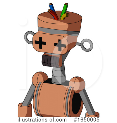 Royalty-Free (RF) Robot Clipart Illustration by Leo Blanchette - Stock Sample #1650005