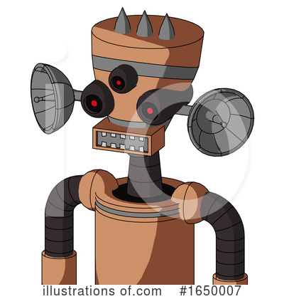 Royalty-Free (RF) Robot Clipart Illustration by Leo Blanchette - Stock Sample #1650007