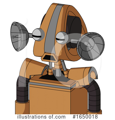 Royalty-Free (RF) Robot Clipart Illustration by Leo Blanchette - Stock Sample #1650018