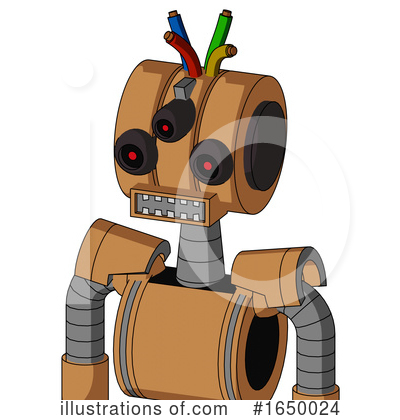Royalty-Free (RF) Robot Clipart Illustration by Leo Blanchette - Stock Sample #1650024
