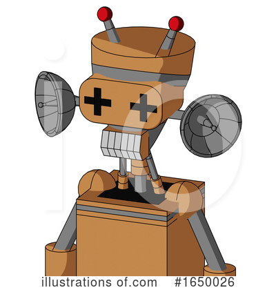Royalty-Free (RF) Robot Clipart Illustration by Leo Blanchette - Stock Sample #1650026