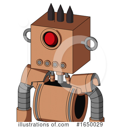 Royalty-Free (RF) Robot Clipart Illustration by Leo Blanchette - Stock Sample #1650029