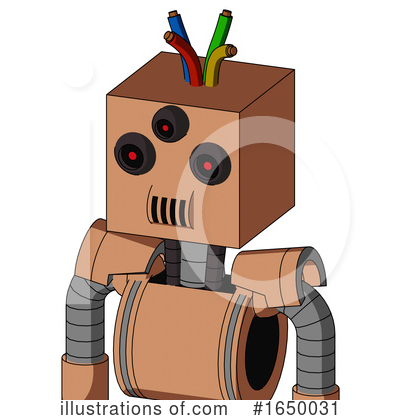 Royalty-Free (RF) Robot Clipart Illustration by Leo Blanchette - Stock Sample #1650031