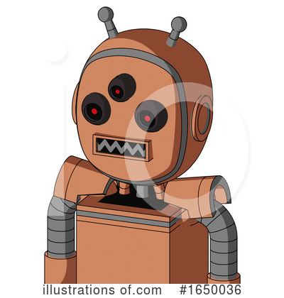 Royalty-Free (RF) Robot Clipart Illustration by Leo Blanchette - Stock Sample #1650036