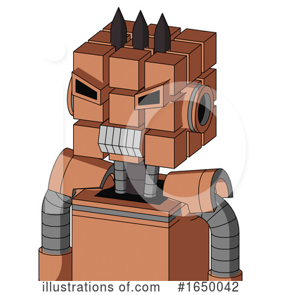 Royalty-Free (RF) Robot Clipart Illustration by Leo Blanchette - Stock Sample #1650042