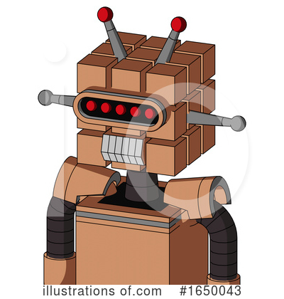 Royalty-Free (RF) Robot Clipart Illustration by Leo Blanchette - Stock Sample #1650043