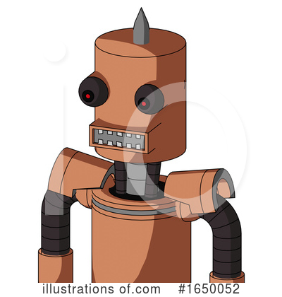 Royalty-Free (RF) Robot Clipart Illustration by Leo Blanchette - Stock Sample #1650052