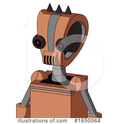 Royalty-Free (RF) Robot Clipart Illustration by Leo Blanchette - Stock Sample #1650064