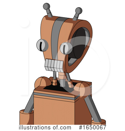 Royalty-Free (RF) Robot Clipart Illustration by Leo Blanchette - Stock Sample #1650067