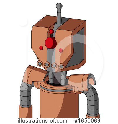 Royalty-Free (RF) Robot Clipart Illustration by Leo Blanchette - Stock Sample #1650069