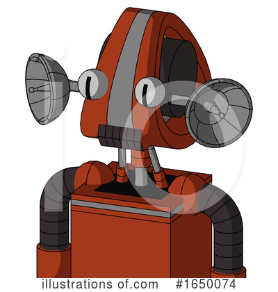 Royalty-Free (RF) Robot Clipart Illustration by Leo Blanchette - Stock Sample #1650074