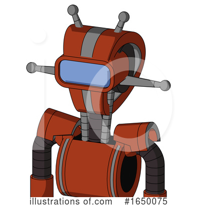 Royalty-Free (RF) Robot Clipart Illustration by Leo Blanchette - Stock Sample #1650075