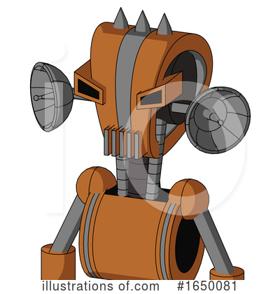 Royalty-Free (RF) Robot Clipart Illustration by Leo Blanchette - Stock Sample #1650081
