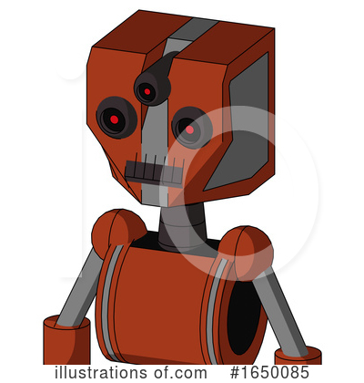 Royalty-Free (RF) Robot Clipart Illustration by Leo Blanchette - Stock Sample #1650085