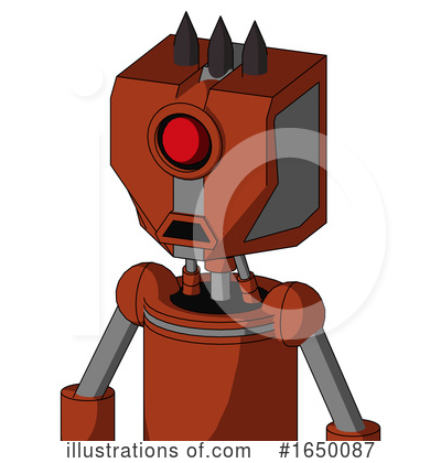 Royalty-Free (RF) Robot Clipart Illustration by Leo Blanchette - Stock Sample #1650087