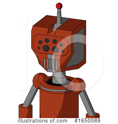 Royalty-Free (RF) Robot Clipart Illustration by Leo Blanchette - Stock Sample #1650089