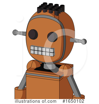 Royalty-Free (RF) Robot Clipart Illustration by Leo Blanchette - Stock Sample #1650102