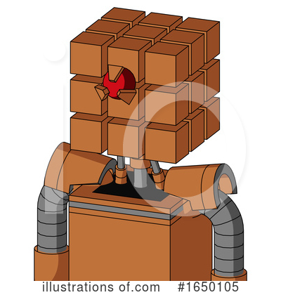 Royalty-Free (RF) Robot Clipart Illustration by Leo Blanchette - Stock Sample #1650105