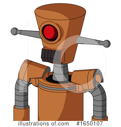 Royalty-Free (RF) Robot Clipart Illustration by Leo Blanchette - Stock Sample #1650107