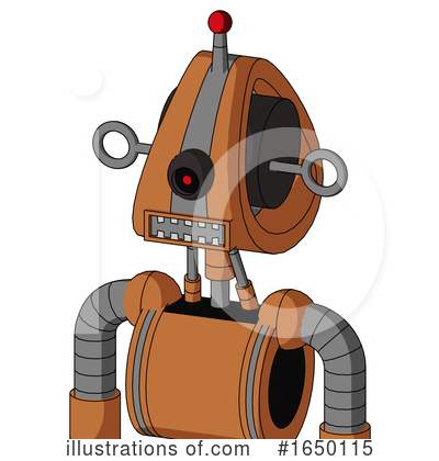 Royalty-Free (RF) Robot Clipart Illustration by Leo Blanchette - Stock Sample #1650115