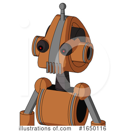 Royalty-Free (RF) Robot Clipart Illustration by Leo Blanchette - Stock Sample #1650116