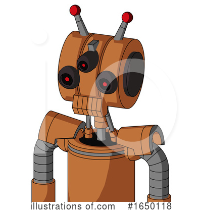 Royalty-Free (RF) Robot Clipart Illustration by Leo Blanchette - Stock Sample #1650118