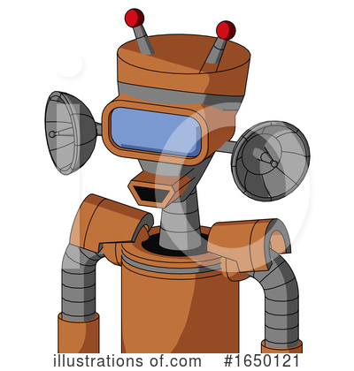Royalty-Free (RF) Robot Clipart Illustration by Leo Blanchette - Stock Sample #1650121
