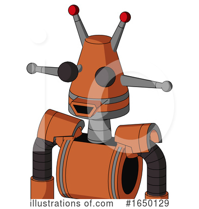 Royalty-Free (RF) Robot Clipart Illustration by Leo Blanchette - Stock Sample #1650129