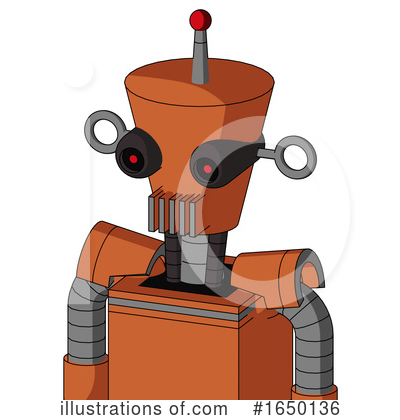Royalty-Free (RF) Robot Clipart Illustration by Leo Blanchette - Stock Sample #1650136