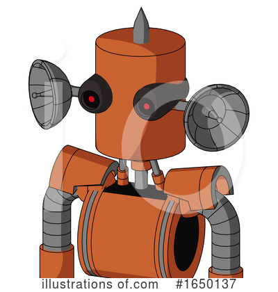 Royalty-Free (RF) Robot Clipart Illustration by Leo Blanchette - Stock Sample #1650137