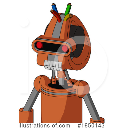 Royalty-Free (RF) Robot Clipart Illustration by Leo Blanchette - Stock Sample #1650143
