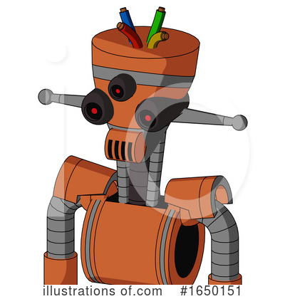 Royalty-Free (RF) Robot Clipart Illustration by Leo Blanchette - Stock Sample #1650151