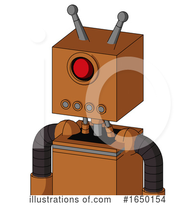 Royalty-Free (RF) Robot Clipart Illustration by Leo Blanchette - Stock Sample #1650154