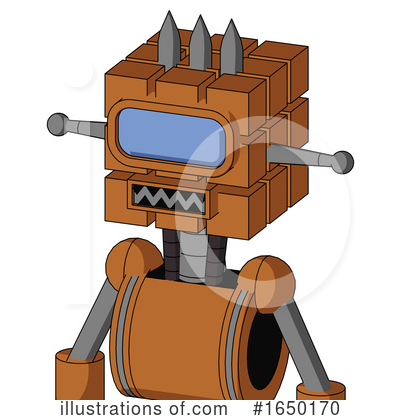 Royalty-Free (RF) Robot Clipart Illustration by Leo Blanchette - Stock Sample #1650170