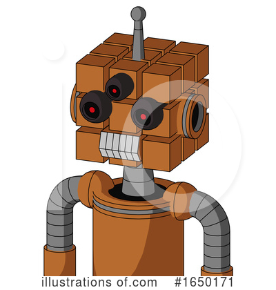 Royalty-Free (RF) Robot Clipart Illustration by Leo Blanchette - Stock Sample #1650171