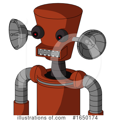 Royalty-Free (RF) Robot Clipart Illustration by Leo Blanchette - Stock Sample #1650174