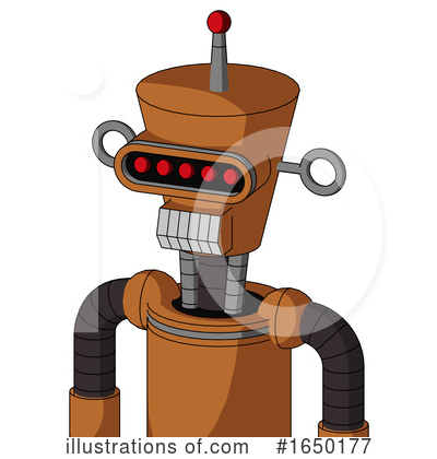 Royalty-Free (RF) Robot Clipart Illustration by Leo Blanchette - Stock Sample #1650177
