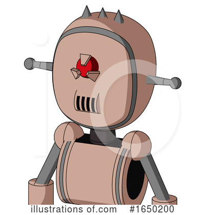 Royalty-Free (RF) Robot Clipart Illustration by Leo Blanchette - Stock Sample #1650200