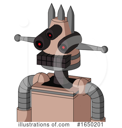 Royalty-Free (RF) Robot Clipart Illustration by Leo Blanchette - Stock Sample #1650201