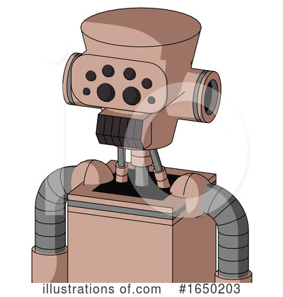 Royalty-Free (RF) Robot Clipart Illustration by Leo Blanchette - Stock Sample #1650203