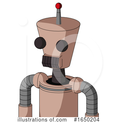 Royalty-Free (RF) Robot Clipart Illustration by Leo Blanchette - Stock Sample #1650204