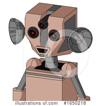 Royalty-Free (RF) Robot Clipart Illustration by Leo Blanchette - Stock Sample #1650218