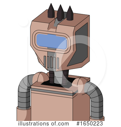 Royalty-Free (RF) Robot Clipart Illustration by Leo Blanchette - Stock Sample #1650223