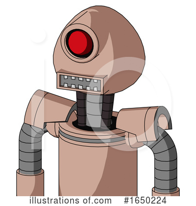 Royalty-Free (RF) Robot Clipart Illustration by Leo Blanchette - Stock Sample #1650224