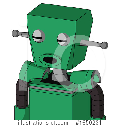 Royalty-Free (RF) Robot Clipart Illustration by Leo Blanchette - Stock Sample #1650231