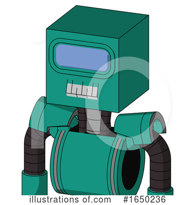 Royalty-Free (RF) Robot Clipart Illustration by Leo Blanchette - Stock Sample #1650236