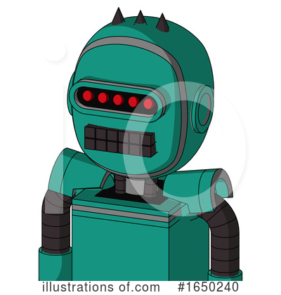 Royalty-Free (RF) Robot Clipart Illustration by Leo Blanchette - Stock Sample #1650240