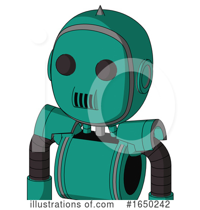 Royalty-Free (RF) Robot Clipart Illustration by Leo Blanchette - Stock Sample #1650242