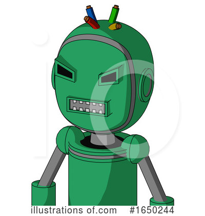 Royalty-Free (RF) Robot Clipart Illustration by Leo Blanchette - Stock Sample #1650244