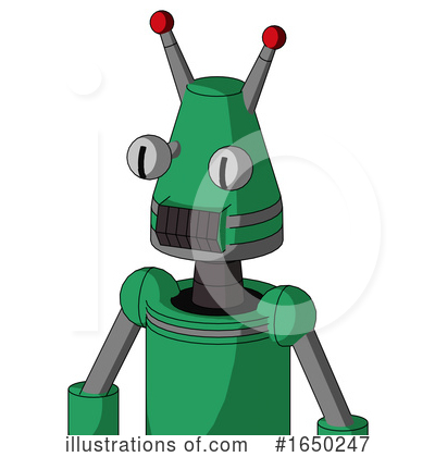 Royalty-Free (RF) Robot Clipart Illustration by Leo Blanchette - Stock Sample #1650247